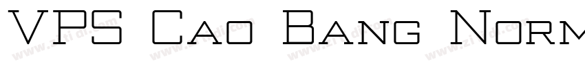 VPS Cao Bang Norma字体转换